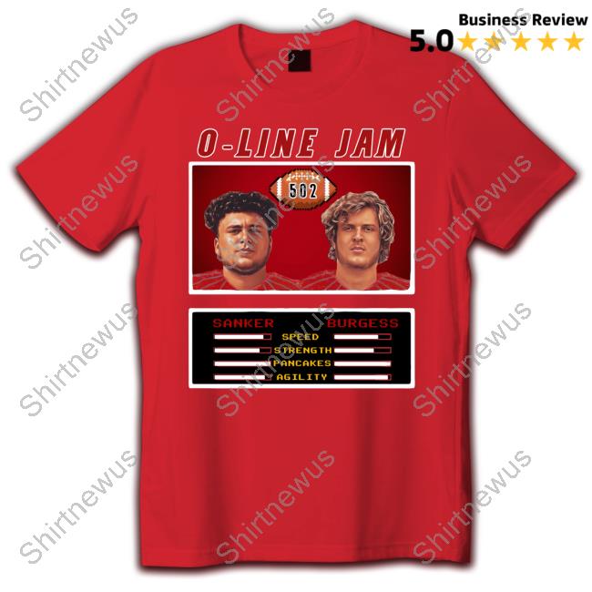 Sanker Burgess O-Line Jam Tee Shirt