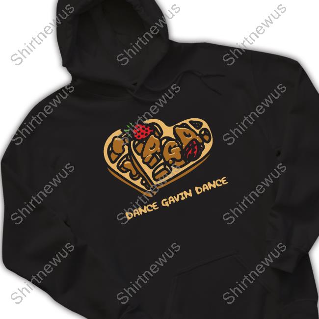 Official Dance Gavin Dance Merch Waffle Black Hoodie
