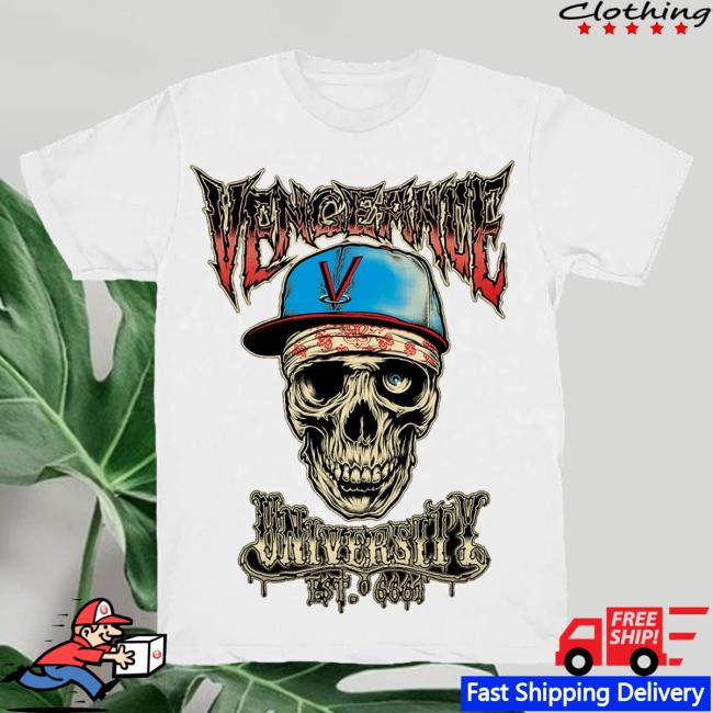 Official Zacky Vengeance Clothing Vengeance University Zomby White New Shirt Zacky V