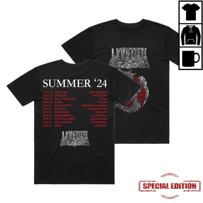 Undeath Metal Summer '24 Tour Top Shirt