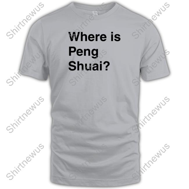 Where Is Peng Shuai T-Shirts Official Australian Open