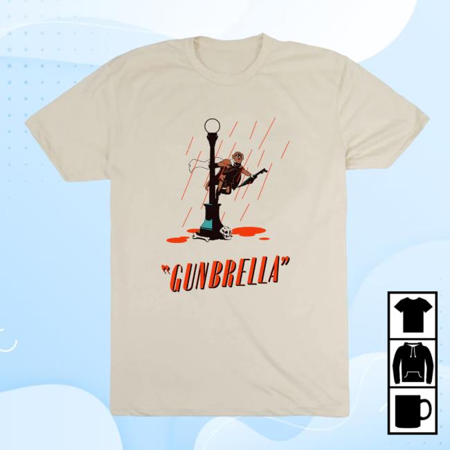 Official Gunbrella Singin’ In The Blood Rain Tshirt