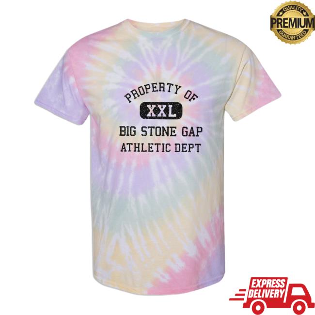 Official Hometown Apparel Clothing Merch Big Stone Gap Virginia Athletic Dept Tie Dye Tee Hazy Rainbow