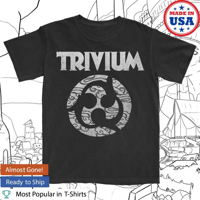 Trivium Merch Swirl Logo Shirt 2024