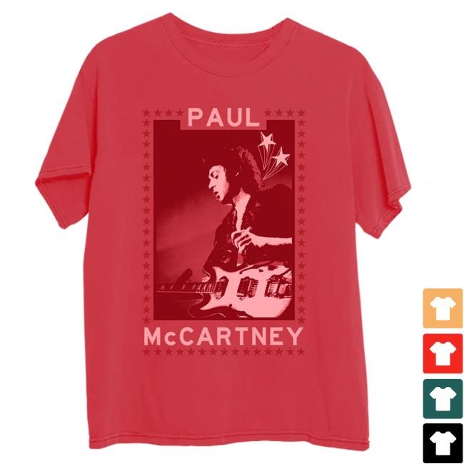 Official Paul Mccartney Store Got Back Women's Tee