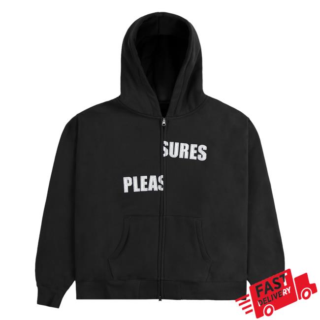 Official Pleasuresnow Merch Evolution Pleasures Zip Up Sweatshirt