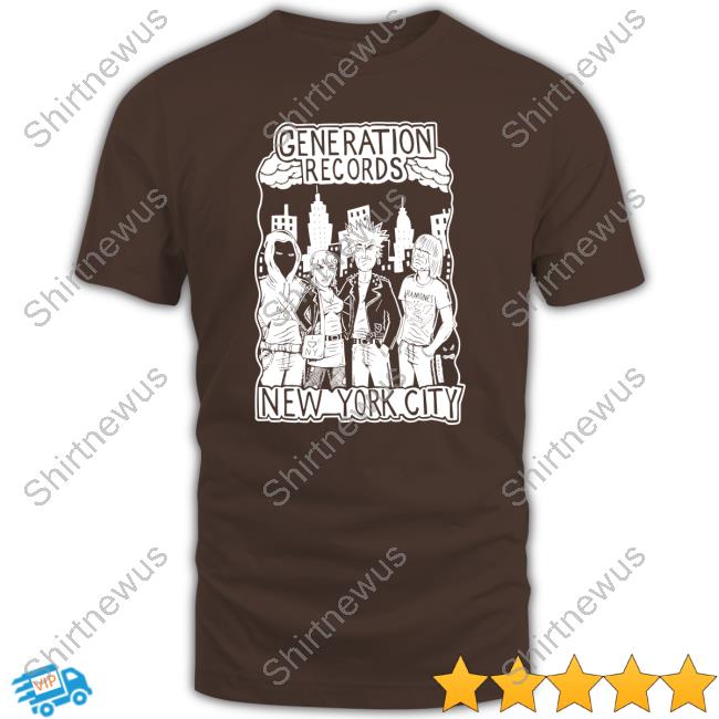 Generation Records Shirt New York City Design