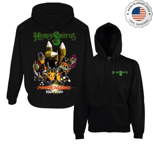 Pommesgabel Tour Hoodie Heavysaurus Online Shop