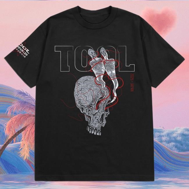 Tool - 2025 Japan Tour Event Top Shirt Tool Band Official Merch Store Shop