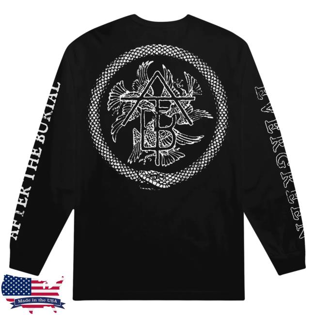 Official After The Burial Merch Evergreen Ouroboros Black Hoodies