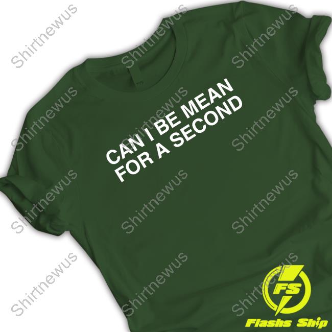 Shirts That Go Hard Can I Be Mean For A Second Shirt