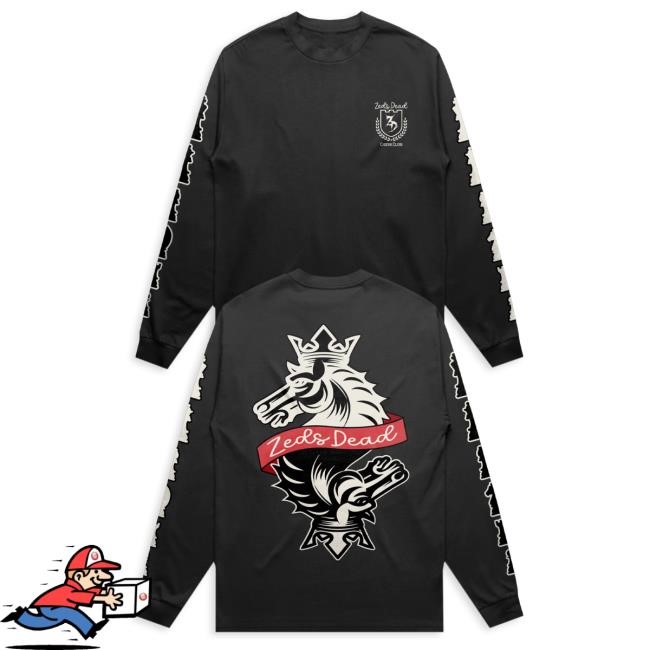 Official Zeds Dead Merch Zeds Dead - Chess Club Long Sleeve Tee