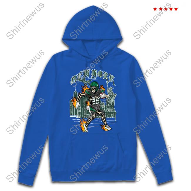 Ty Johnson New York Hoodie Qb Mike White Ty Johnson New York Jets Jetpack Sweatshirt Connor Hughes