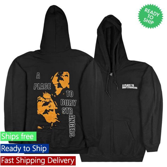 Official Hello Merch A Place To Bury Strangers 2023 Winter Zip Hoody Hellomerch