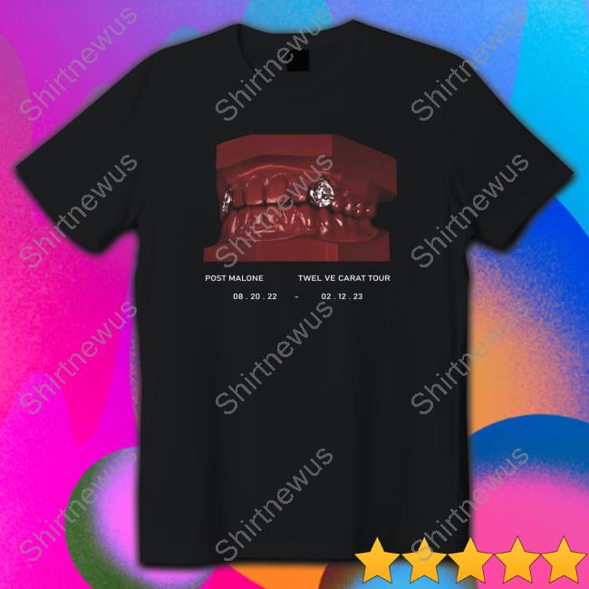 Post Malone Official Store Toothache T-Shirt