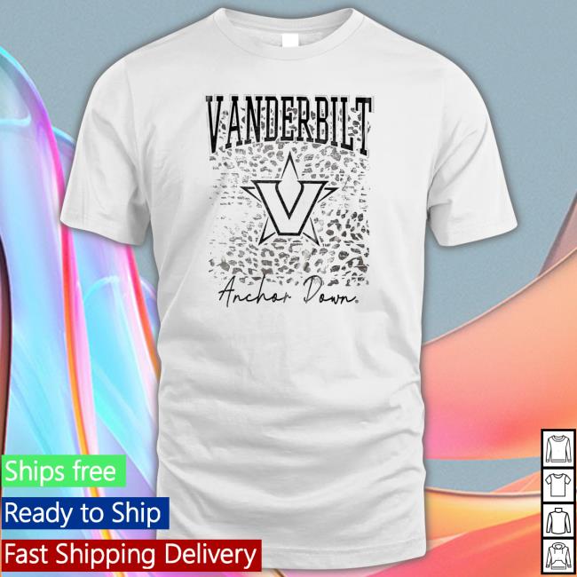 Official Vanderbilt Commodores Gameday Couture Anchor Down T-Shirt