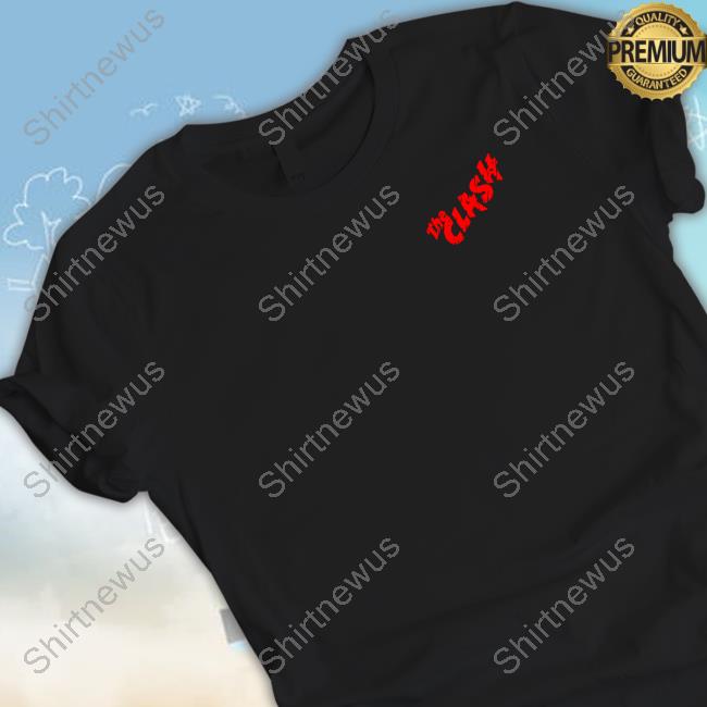 Official The Clash Debut Black Logo Shirt