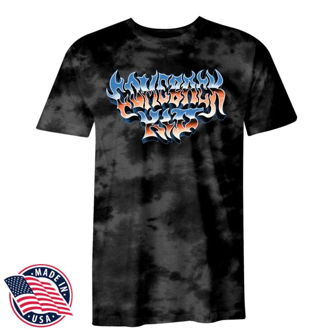 Metal Chrome Tie-Dye Tee