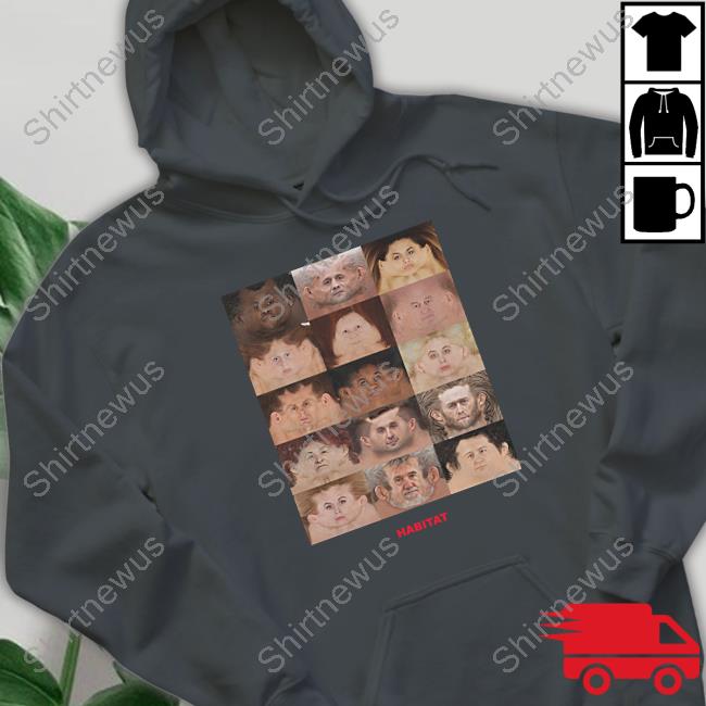 Official Nayt Habitat Faces Hoodie Official Nayt Merch Habitat Faces Hoodie