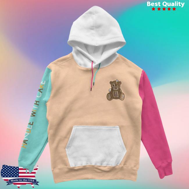 Official Dream Clothing Handle With Care Original Color Block Sweater Dreamclothinghq