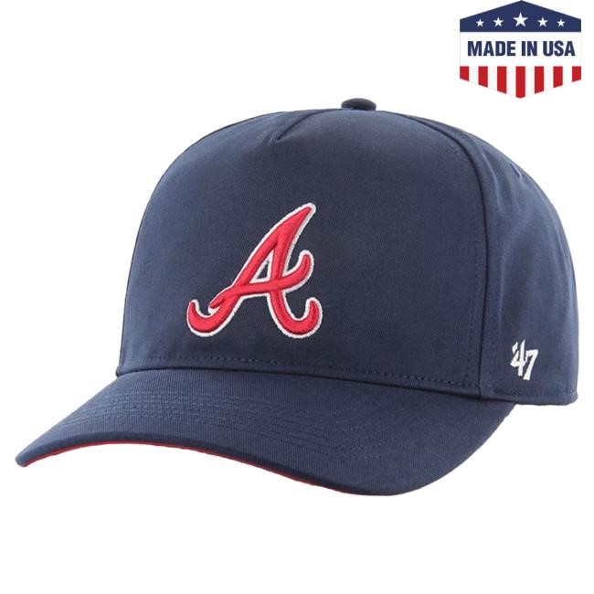 Atlanta Braves 47 Navy Blue Hitch Hat Rally House 2026 47 Atlanta Braves Hitch Adjustable Cap MLB Baseball MLB