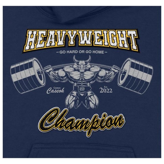 Official Caseoh Games Pink Heavyweight Hoodie CaseohGames
