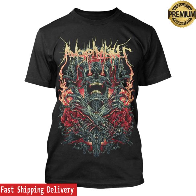 Official Indie Merch Store Angelmaker Demon Roses Tshirt Indiemerchstore