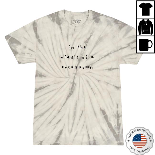 Breakdown White Tie Dye Shirt