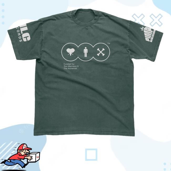Official Roc Marciano Merch Roc Marciano & The Alchemist Bones T-Shirt