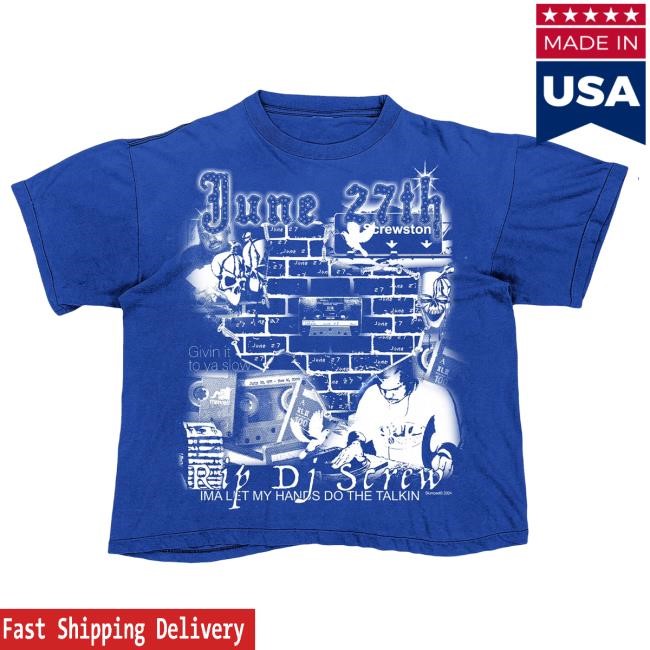 Dj Screw Blue T Shirt Shop | Slumpedboyz