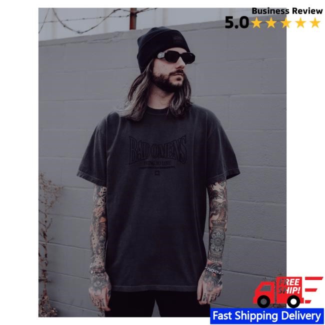 Official Bad Omens Merch Store Dying To Love Shirts • VINTAGE GREY