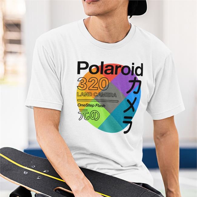 Polaroid 320 Land Camera Onestep Flash Shirt