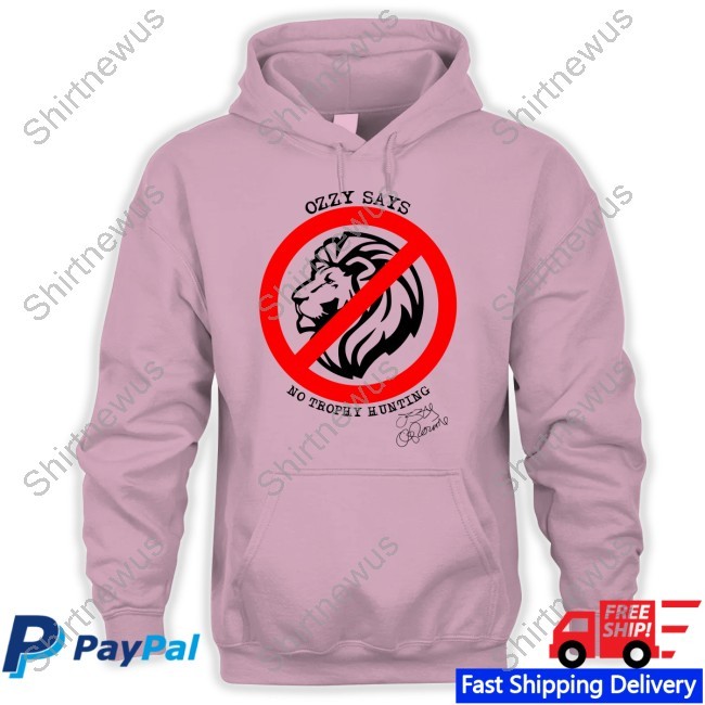 The Ozzy Osbourne "Ban Trophy Hunting" New T-Shirt