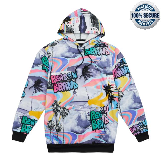 Official Thentwrk Stormy Palm Sweatshirts All Over Print