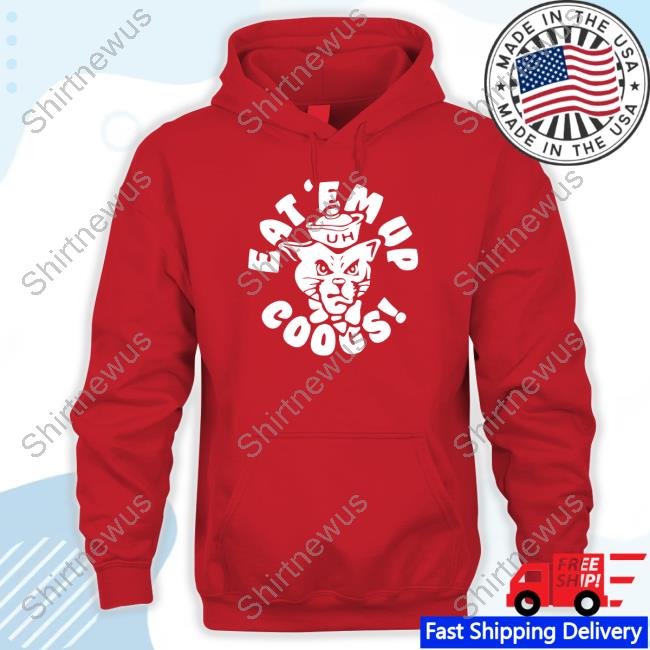 Official Painsworth512 Homefield Apparel Merch Houston Eat ‘Em Up Coogs Tee Shirt