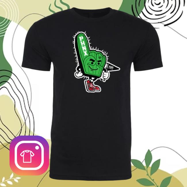 PHNX Mascot Black Tee Shirt