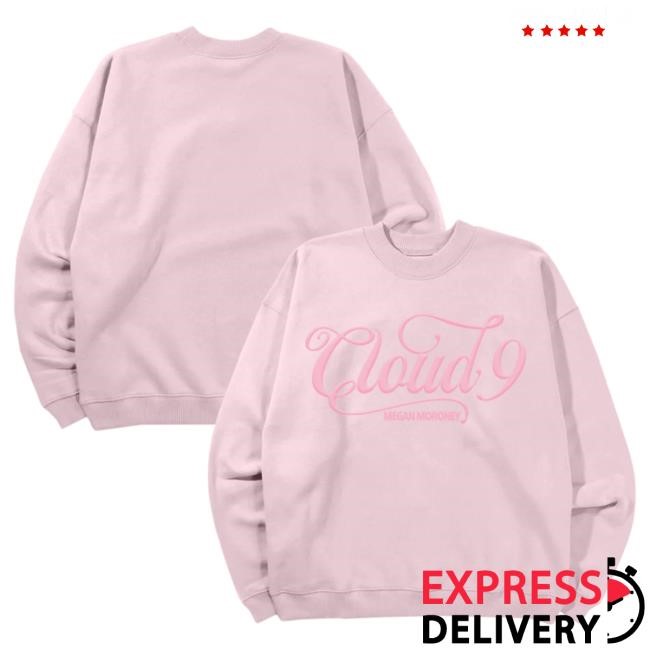 Country Star Megan Moroney Cloud 9 Pink Crewneck