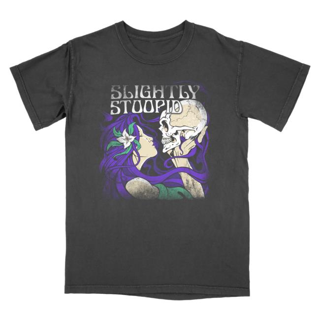 Official Slightly Stoopid Merch Store Shop Slightly Stoopid Skull Kiss Attractive Shirt SlightlyStoopid