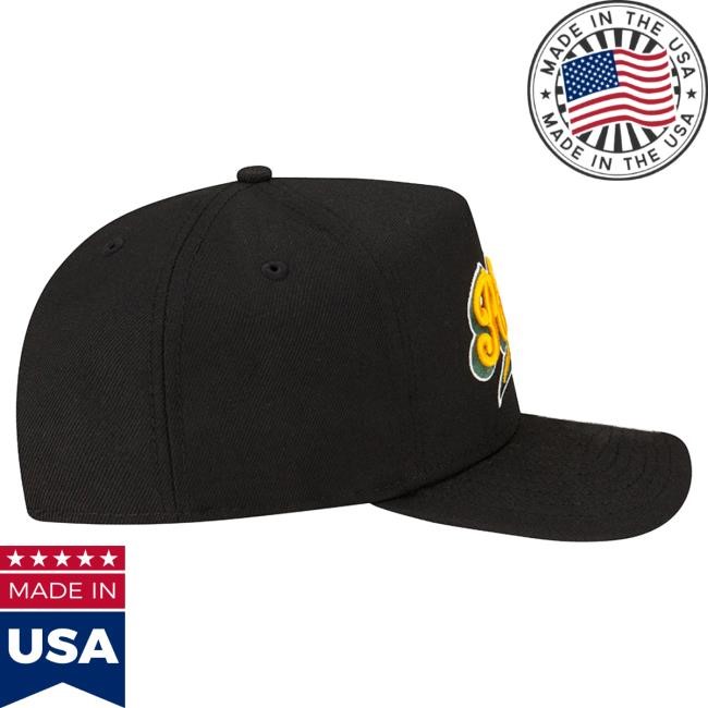 Official Born X Raised + Packers Pro Script A-Frame Snapback Hat: Black NFL 2025 Kickoff Official Born X Raised + Packers Pro Script A-Frame Snapback Hat: Black NFL 2025 Kickoff