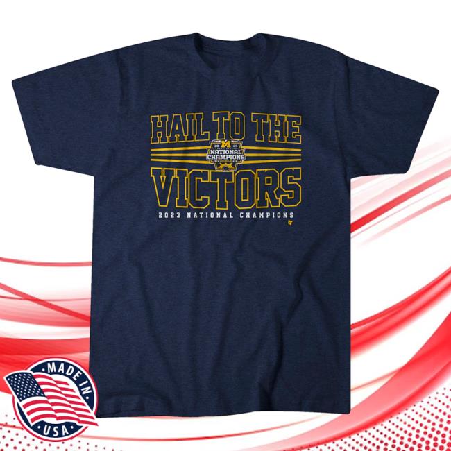 Breaking T Michigan Football: Hail To The Victors National Champions 2023 T-Shirts