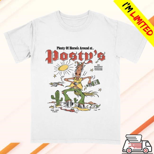 Official Post Malone Merch Store Horse'n Around Posty's Shirts