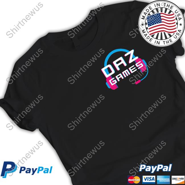 Official Daz Black Merch Daz Games Headset Black Shirt Dazblackshop