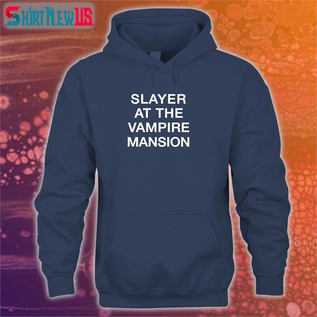 Slayer At The Vampire Mansion Long Sleeve Tee Mapurl Kumoricon E6