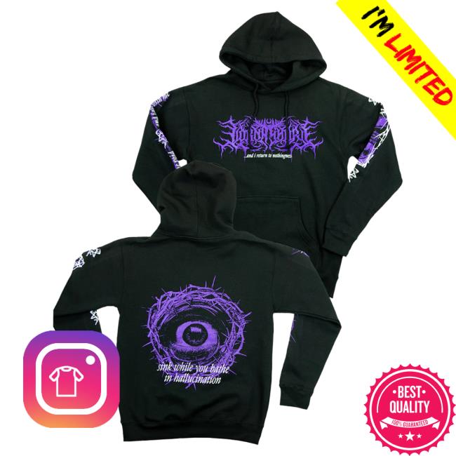 Official Lorna Shore Merch Store Lorna Shore Hallucination Pullover Sweatshirt LornaShore
