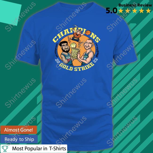 Champison Gold Strike Drew Litton's Denver Nuggets 2023 Hoodie