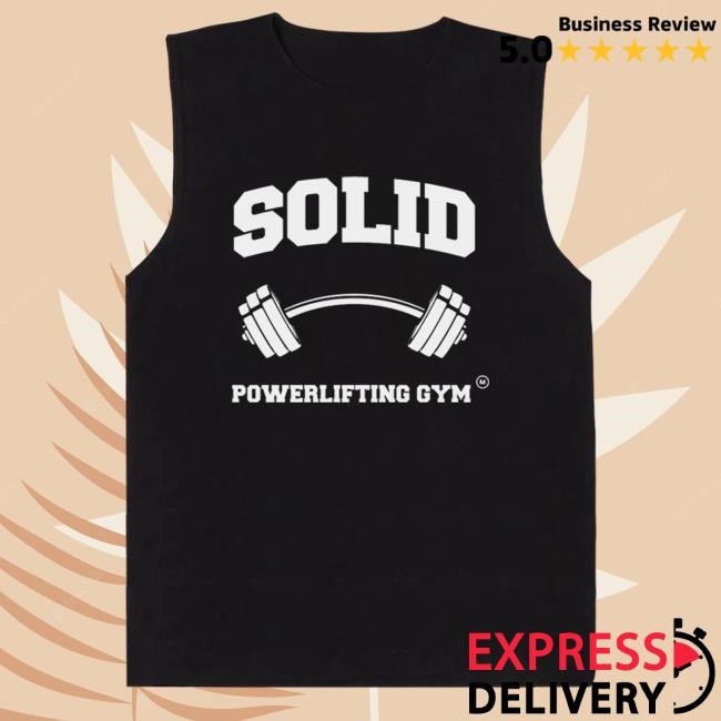 Solid Black Baby Rib Gym Tank Top Muna Store