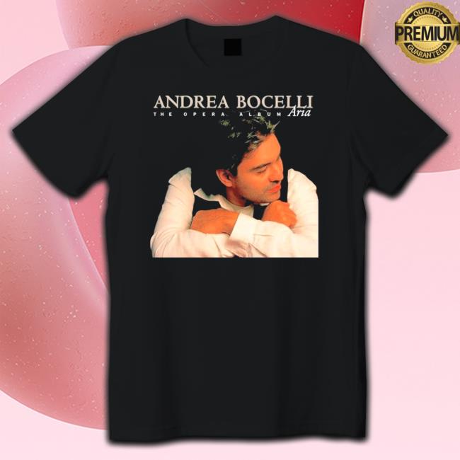 Official 1998 Andrea Bocelli Vintage Aria The Opera Album Tour Hooded Sweatshirt
