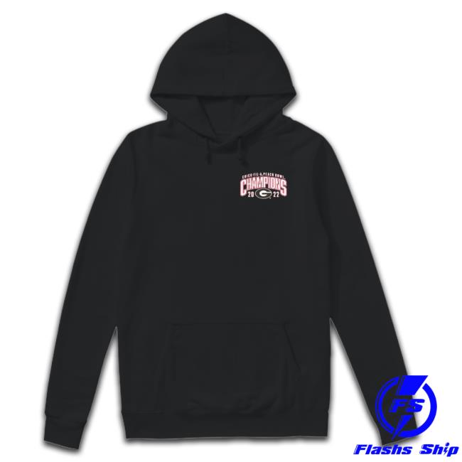 Georgia Bulldogs Chick-Fil-A Peach Bowl Champions 2022 Crewneck Sweatshirt