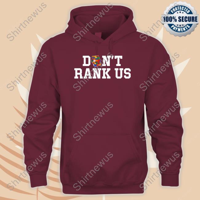 Official Barstool Sports Store Don't Rank Us Shirt