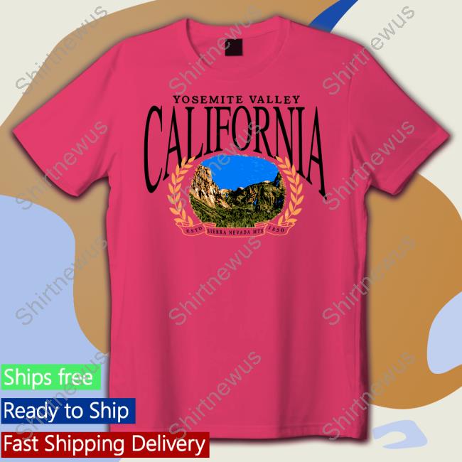 Yosemite Valley California Crewneck Sweatshirt